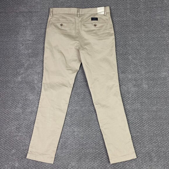 Banana Republic Rapid Movement Chino Skinny Pants Mens 30 x 30 Fit 32x29 Khaki - Picture 4 of 16